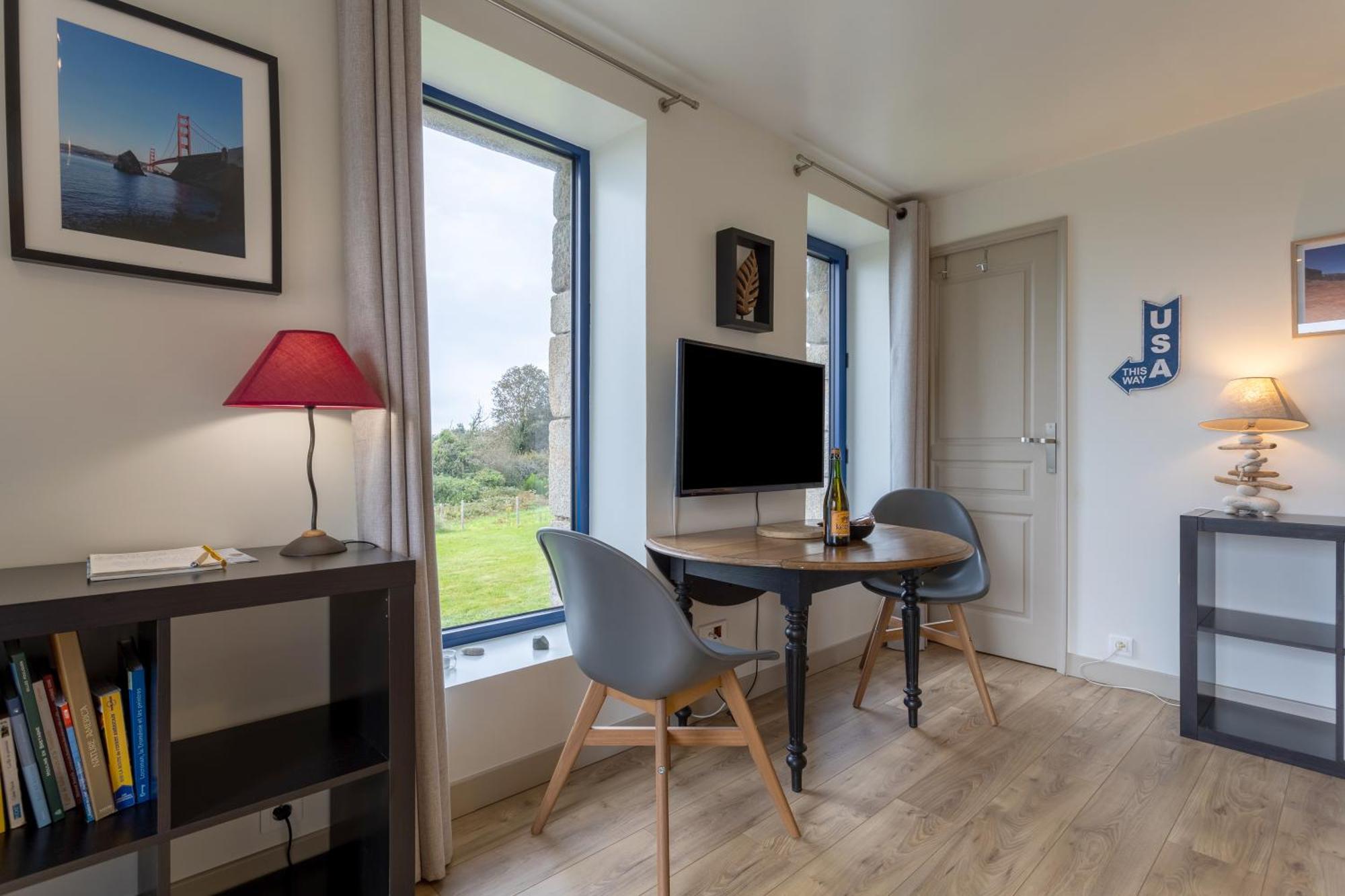 Studio Vue Magique Proche Locronan Plogonnec ภายนอก รูปภาพ